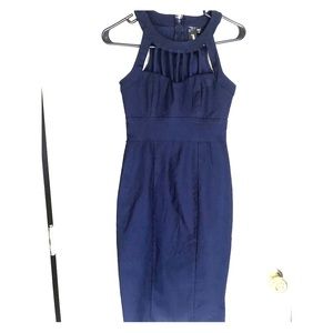 SOLD - Blue pencil dress